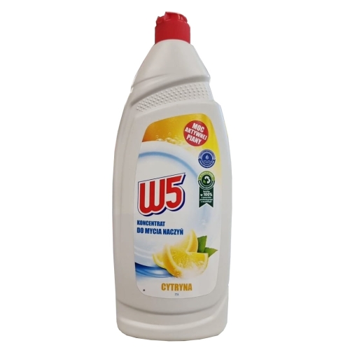 W5 Płyn Koncentrat do mycia naczyń Cytryna 850 ml