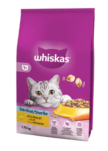WHISKAS Sucha karma dla kotów Sterile z kurczakiem 1,75kg​.png
