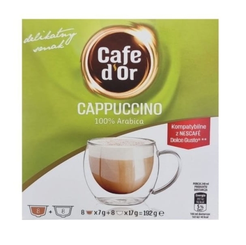Cafe d'or Cappuccino kapsułki z kawą.jpg