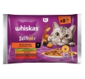 WHISKAS Adult Mokra Karma dla Kota Tasty Mix Wiejskie Smaki w sosie 8 x 85g