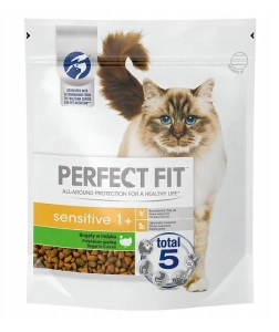 Perfect Fit Sensitive 1+ Karma  dla dorosłych kotów Indyk 1kg