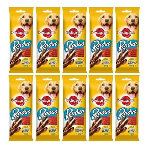 Pedigree Rodeo Smakowite sprężynki do żucia z wołowiną Karma uzupełniająca 10x70 g (1).JPG
