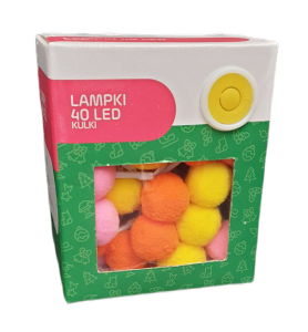 Lampki kulki 40 LED 1,95 m