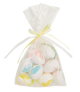 Ozdobne Jaja wielkanocne w woreczku 8 sztuk kolorowe 