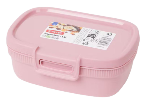 Śniadaniówka pojemnik na śniadanie Curver 400 ml różowy (1).png