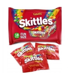 Skittles draże gumy owocowe 18x18g 324g