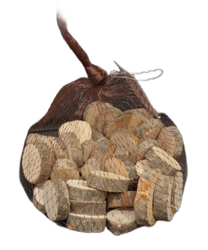 Dekoracyjne plastry krążki drewna Ø ok. 1 - 4,5 cm.png