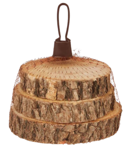 Dekoracyjne plastry drewna 3 sztuki 8-11 cm