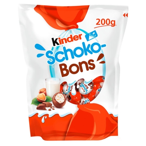 Kinder Schoko-Bons Czekoladki z mlecznej czekolady z nadzieniem mlecznym i orzechami 200 g.jpg