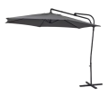 Parasol przeciwsłoneczny ogrodowy składany Ø 3 m szary (1).png