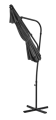 Parasol przeciwsłoneczny ogrodowy składany Ø 3 m szary (7).png