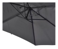 Parasol przeciwsłoneczny ogrodowy składany Ø 3 m szary (8).png