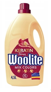 Woolite płyn do prania ochrona kolorów z keratyną 4.5 l