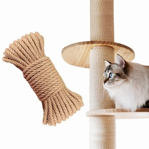 Lina Jutowa Sznurek naturalny na drapak dla kota 12mm 100m 
