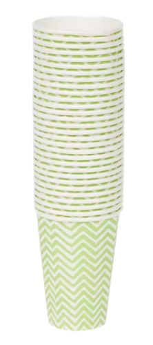 Papierowe kubki 200 ml 30 sztuk zielony.png