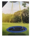 Huśtawka ogrodowa Bocianie gniazdo 110cm 150kg niebieska (3).JPG