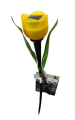 Lampa solarna wbijana ogrodowa Tulipan żółty 30 cm (1).png