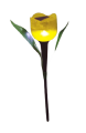Lampa solarna wbijana ogrodowa Tulipan żółty 30 cm (2).png