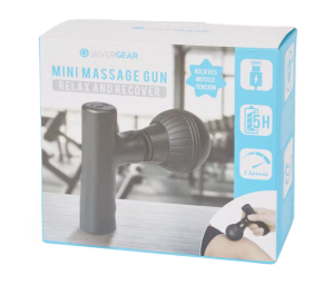 Mini pistolet do masażu 3 prędkości Silvergear