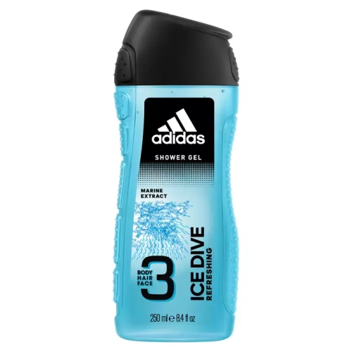 Adidas Ice Dive 3w1 Żel pod Prysznic dla mężczyzn 250 ml.webp