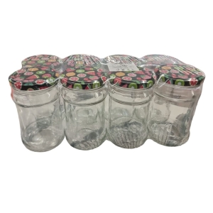 Słoiki z zakrętkami szklane 315 ml 0.33  8 szt.  