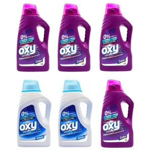 OXY Spotless Mix White i Color odplamiacz w płynie 6x1,5 L