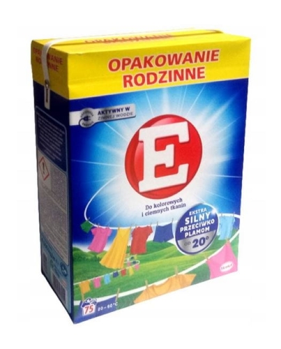 Proszek E do prania kolorowych i ciemnych tkanin 4,5 kg 75 prań.JPG