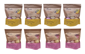 Be Beauty Zestaw Kule do kąpieli 8x6 sztuk Vegan