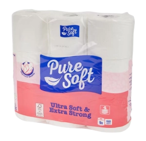 Papier toaletowy Pure Soft Ultra Soft & Extra Strong 9 rolek