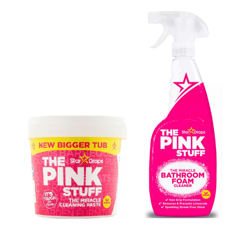 Zestaw Pink Sfuff Pasta czyszcząca + Pianka do łazienki (1).png