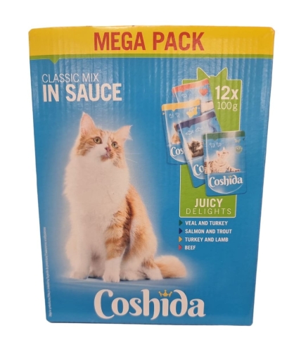 Karma mokra dla kota w Sosie 12x100 Coshida Mega Pack.jpg