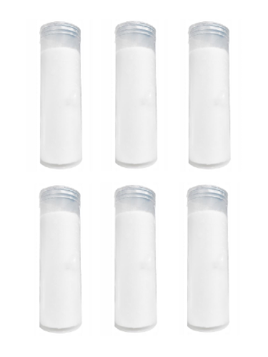 Wkład parafinowy do znicza 70 h palenia 250 g 6 sztuk Lumia.png