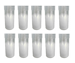 Wkład parafinowy do znicza 32 h palenia 100 g 10 sztuk Lumia 