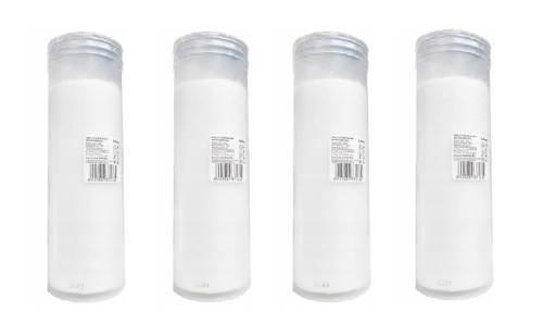 Wkład parafinowy do znicza 105 h palenia 400 g 4 sztuki Lumia.png