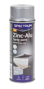 Farba w sprayu cynkowo-aluminiowa Spectrum Srebrna