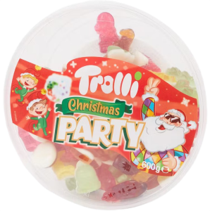 Mieszanka cukierków żelków Świątecznych Bożonarodzeniowych Trolli 600 g