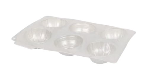 Świąteczna forma silikonowa do babeczek 27 x 17 x 4 cm srebrna.png