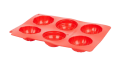 Świąteczna forma silikonowa do babeczek 27 x 17 x 4 cm czerwona (2).png