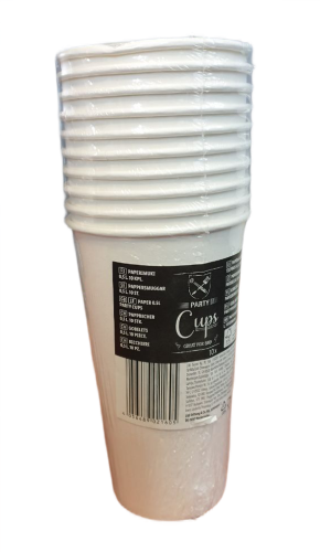 Papierowe kubki 0,5 L 500 ml 10 sztuk białe.png