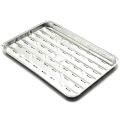 Tacki aluminiowe do grillowania 3 sztuki 34x24 cm.webp