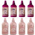 Perfumy do tkanin w płynie Eden Floral i Delicate Mix 8x720ml