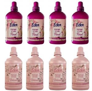 Perfumy do tkanin w płynie Eden Floral i Delicate Mix 8x720ml