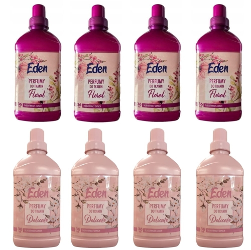 Perfumy do tkanin w płynie Eden Floral i Delicate Mix 8x720ml.jpg