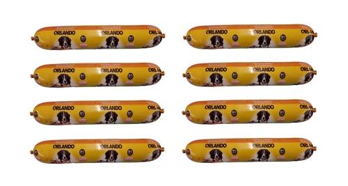 Baton Kiełbasa Karma dla psa z drobiem Orlando 8 x 1 kg.jpg
