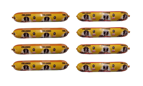 Baton Kiełbasa Karma dla psa mix drób wołowina Orlando 8 x 1 kg (1).png