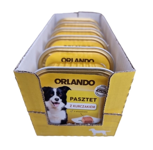 Orlando Pasztet z kurczakiem karma dla psa 6 x 300 g.jpg