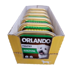 Orlando Pasztet z dziczyzną karma dla psa 6 x 300 g 