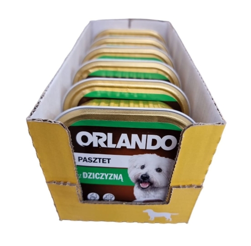 Orlando Pasztet z dziczyzną karma dla psa 6 x 300 g.jpg