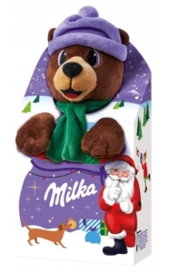 Milka zestaw słodyczy z Maskotką Miś 96g