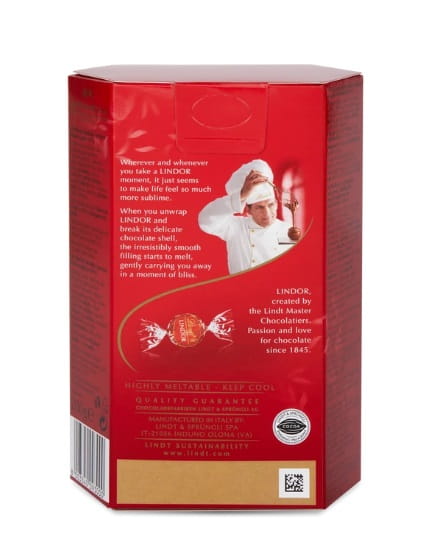 Lindt Lindor Praliny z czekolady mlecznej 200g – zdjęcie 3